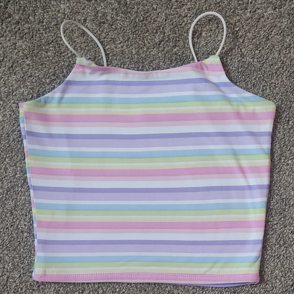 Urban Kids Size XS (6) Striped Spaghetti Strap Top